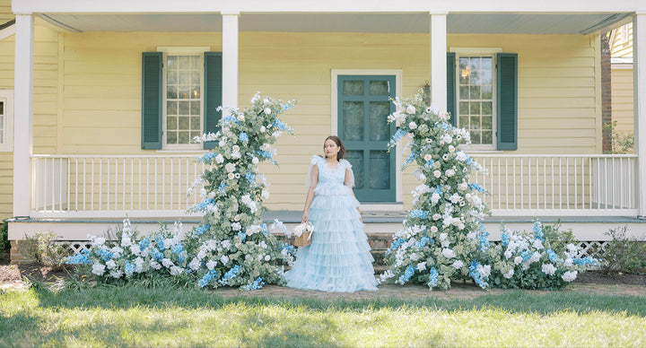The Elle Floral Pillars