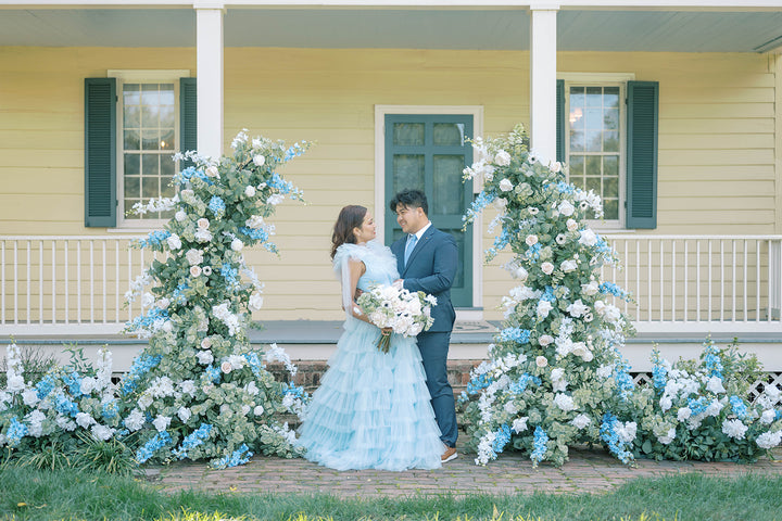 The Elle Floral Pillars