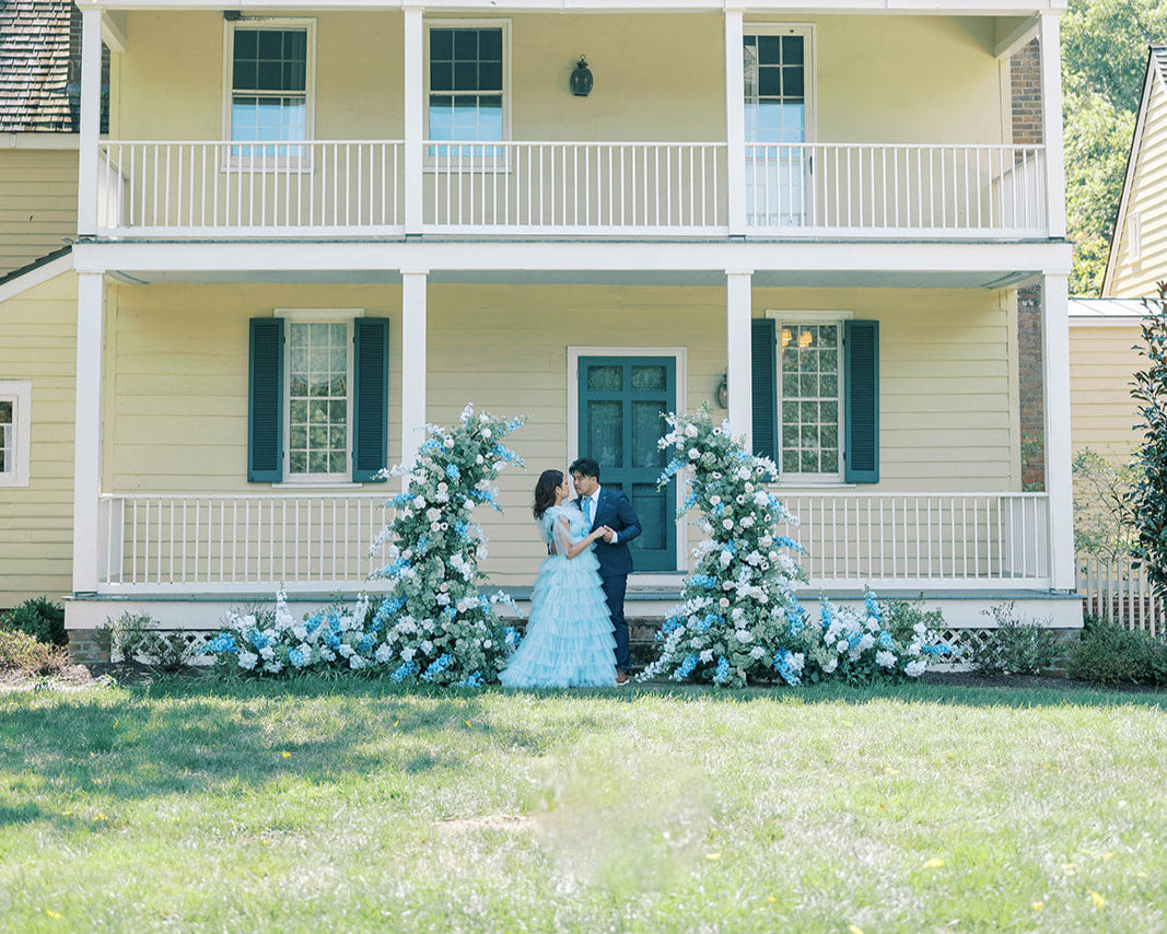 The Elle Floral Pillars